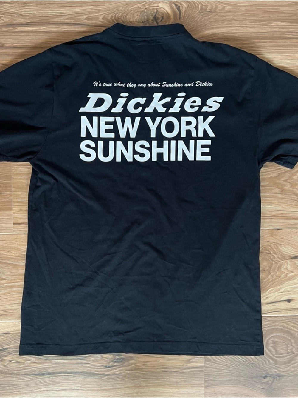 Dickies New York Sunshine Black T Shirt Size XL